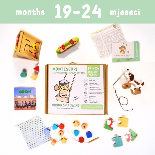 Montessori igračke | Paket igračaka za djecu od 1 i pol do 2 godine