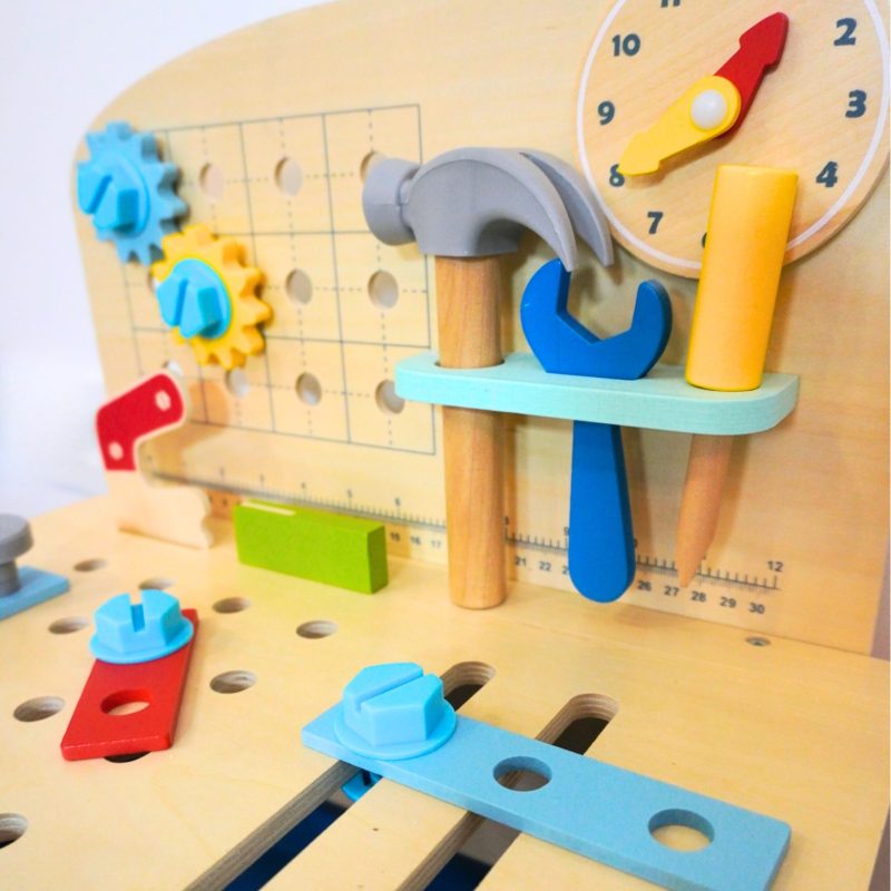 Children's Wooden Workbench - Kids Workshop & Tools