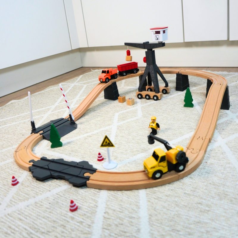 Construction Site - Wooden Play Track