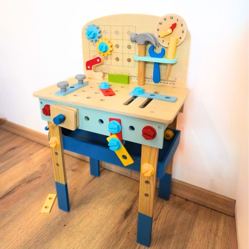 Children's Wooden Workbench - Kids Workshop & Tools
