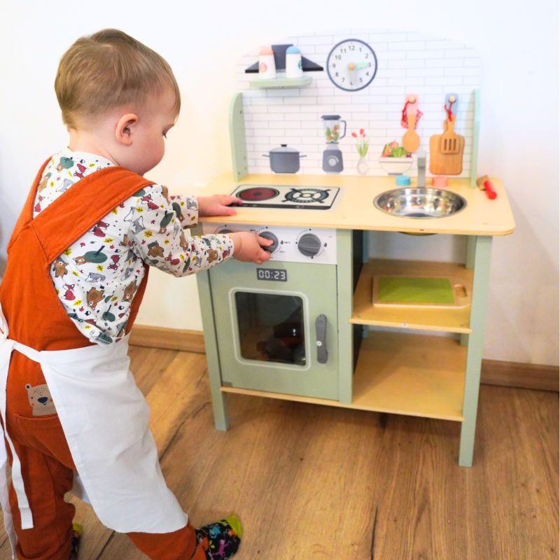 Wooden children's kitchen