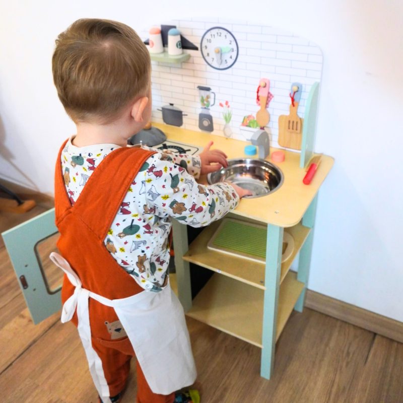 Wooden children's kitchen