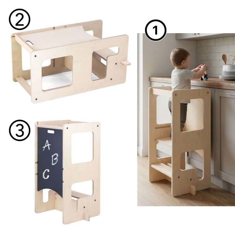 Learning Tower 3in1 (learning tower + table and chair + drawing board)