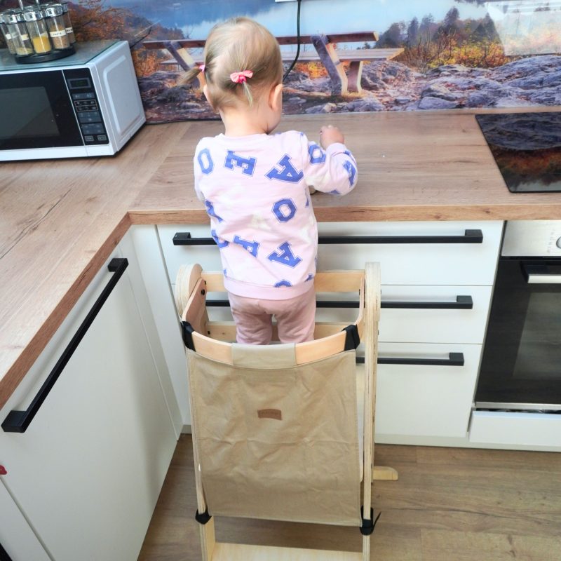 Safety fabric - Accessory for foldable learning tower