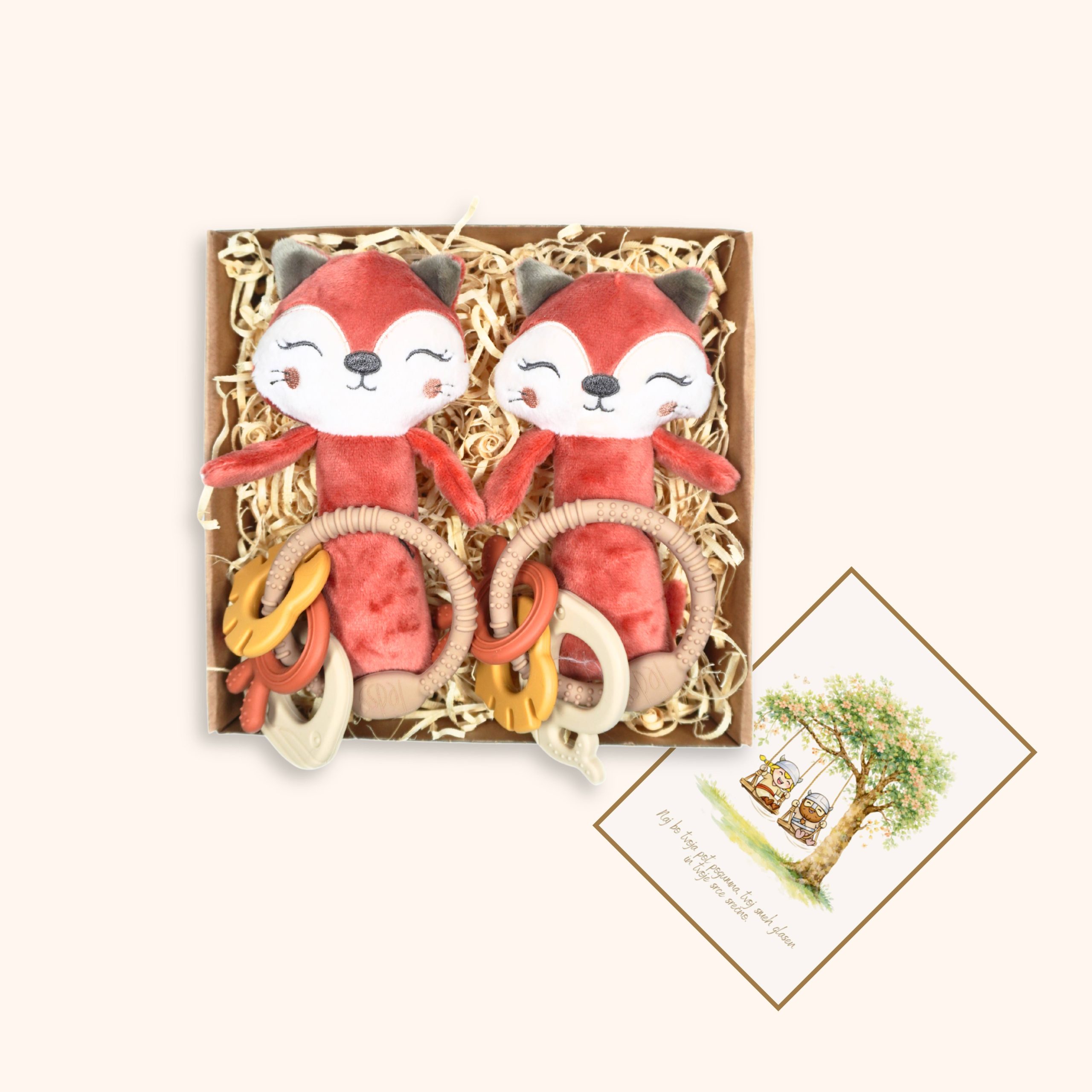 CURIOUS LITTLE FOX | Newborn Baby Gift Set (Kopija) - Image 4