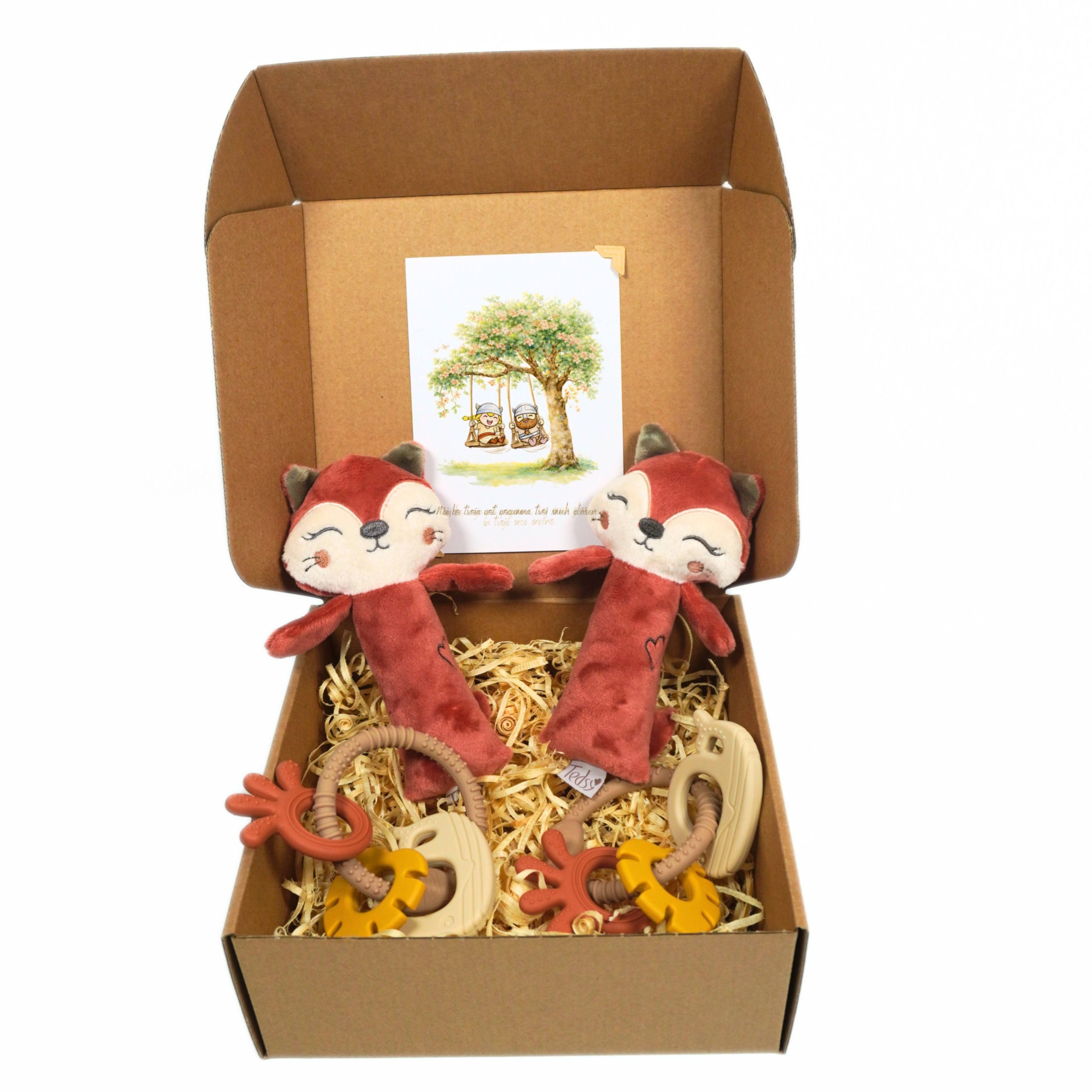 CURIOUS LITTLE FOX | Newborn Baby Gift Set (Kopija) - Image 2