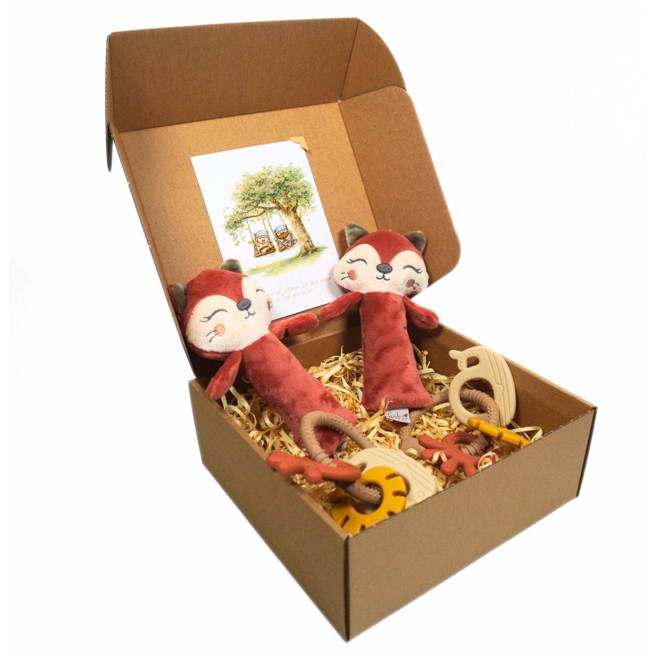 CURIOUS LITTLE FOX | Newborn Baby Gift Set (Kopija) - Image 3