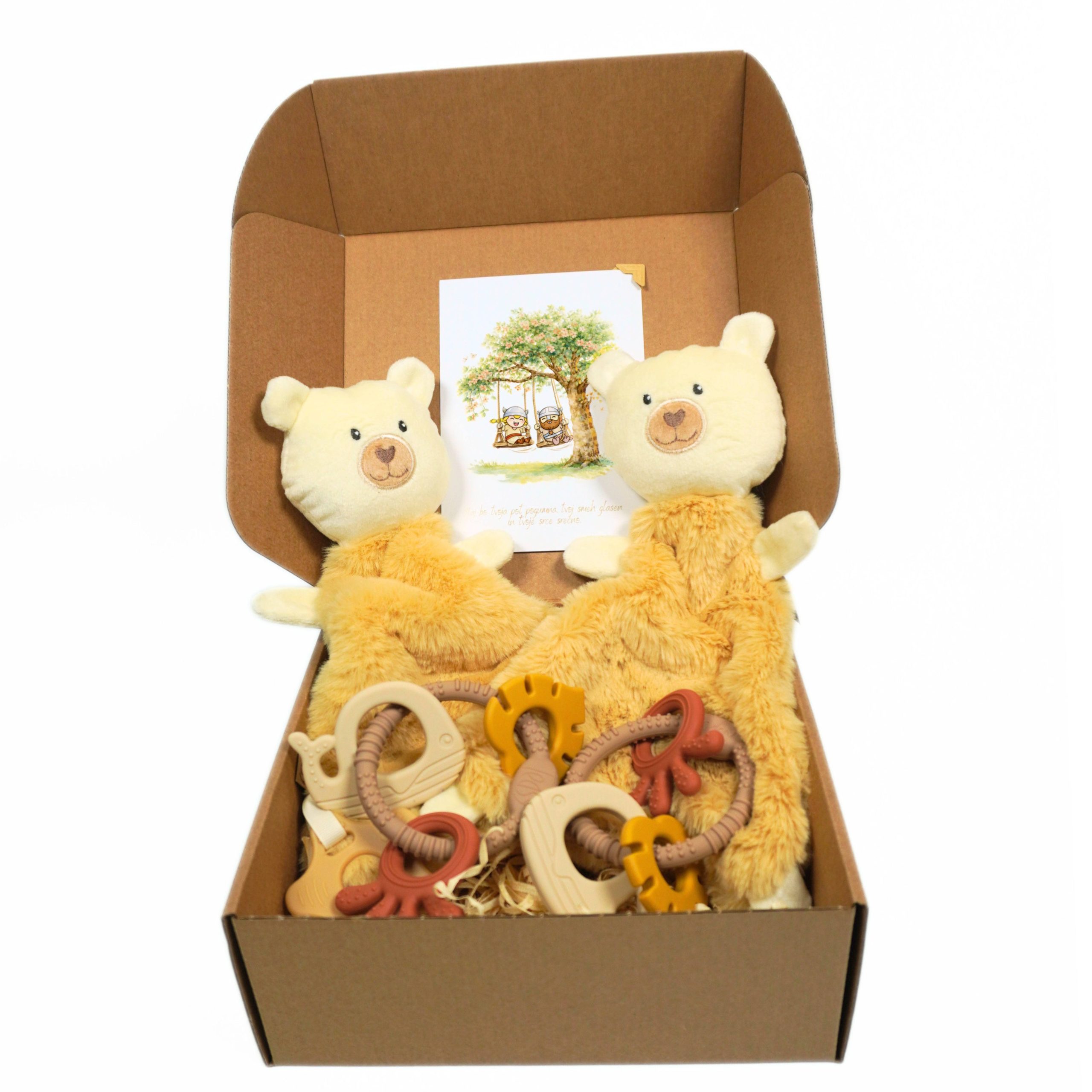 BÄREN-UMARMUNG – BEIGE | Geschenkset zur Geburt (Kopija) – Bild 2