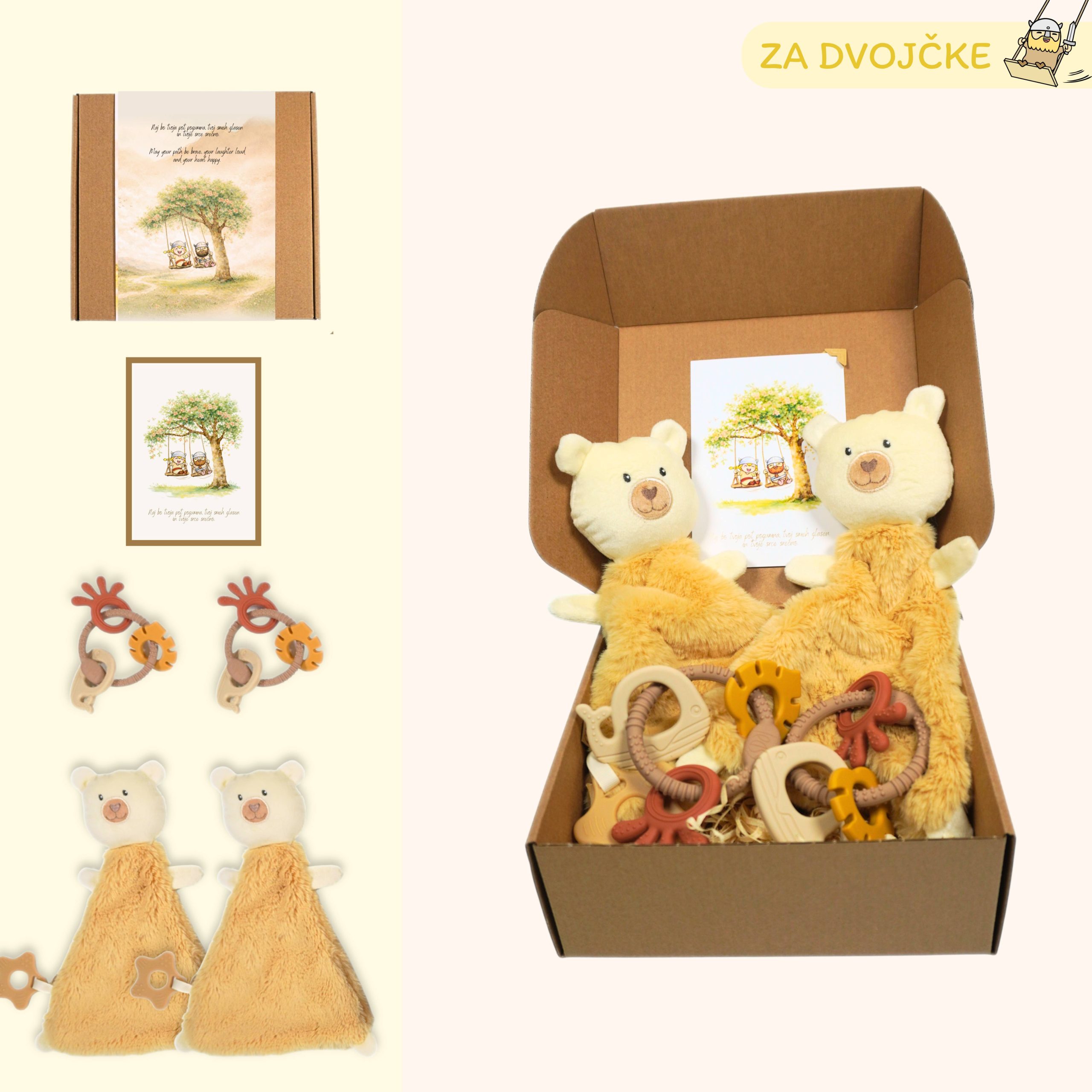 BÄREN-UMARMUNG – BEIGE | Geschenkset zur Geburt (Kopija)
